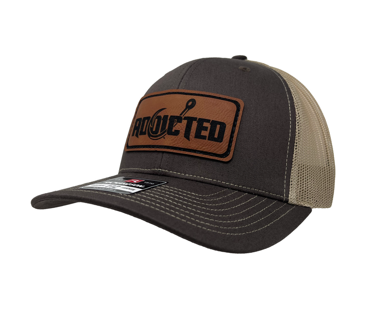 Load image into Gallery viewer, Addicted Classic Leather Patch Trucker