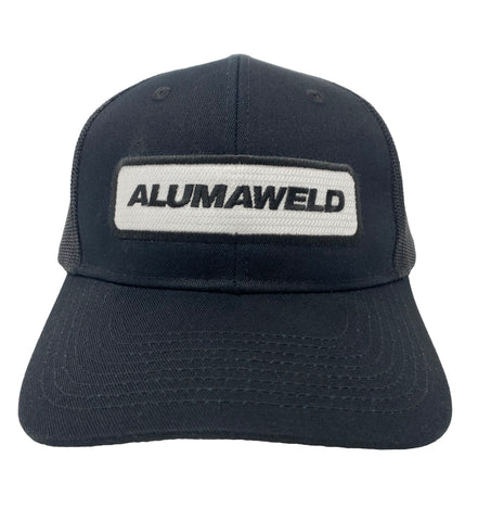 Alumaweld White/Black Patch Trucker
