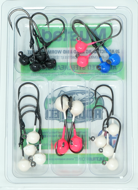 Addicted Steelhead Series Jig Head Kits