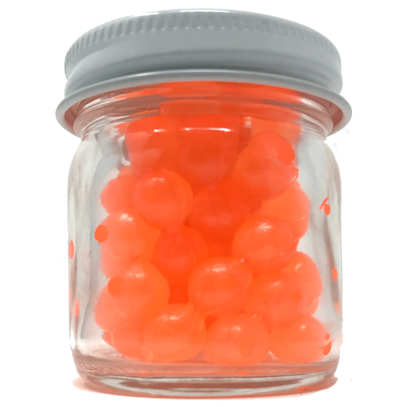 Load image into Gallery viewer, Orange Pearl Trout & Steelhead Rubber Eggs