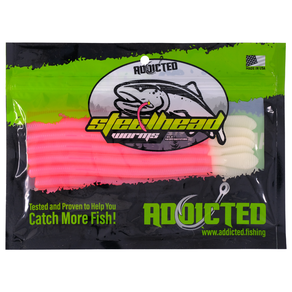 Red Fever Steelhead Worms – Addicted Fishing