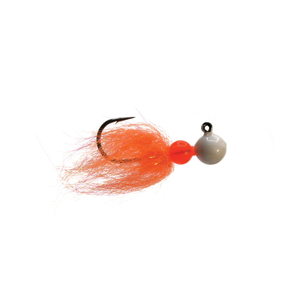Pearl/Orange Sink it Series Jig – Addicted Fishing