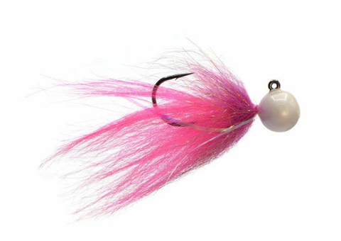 Pink Fury Tailout Twitcher Jig