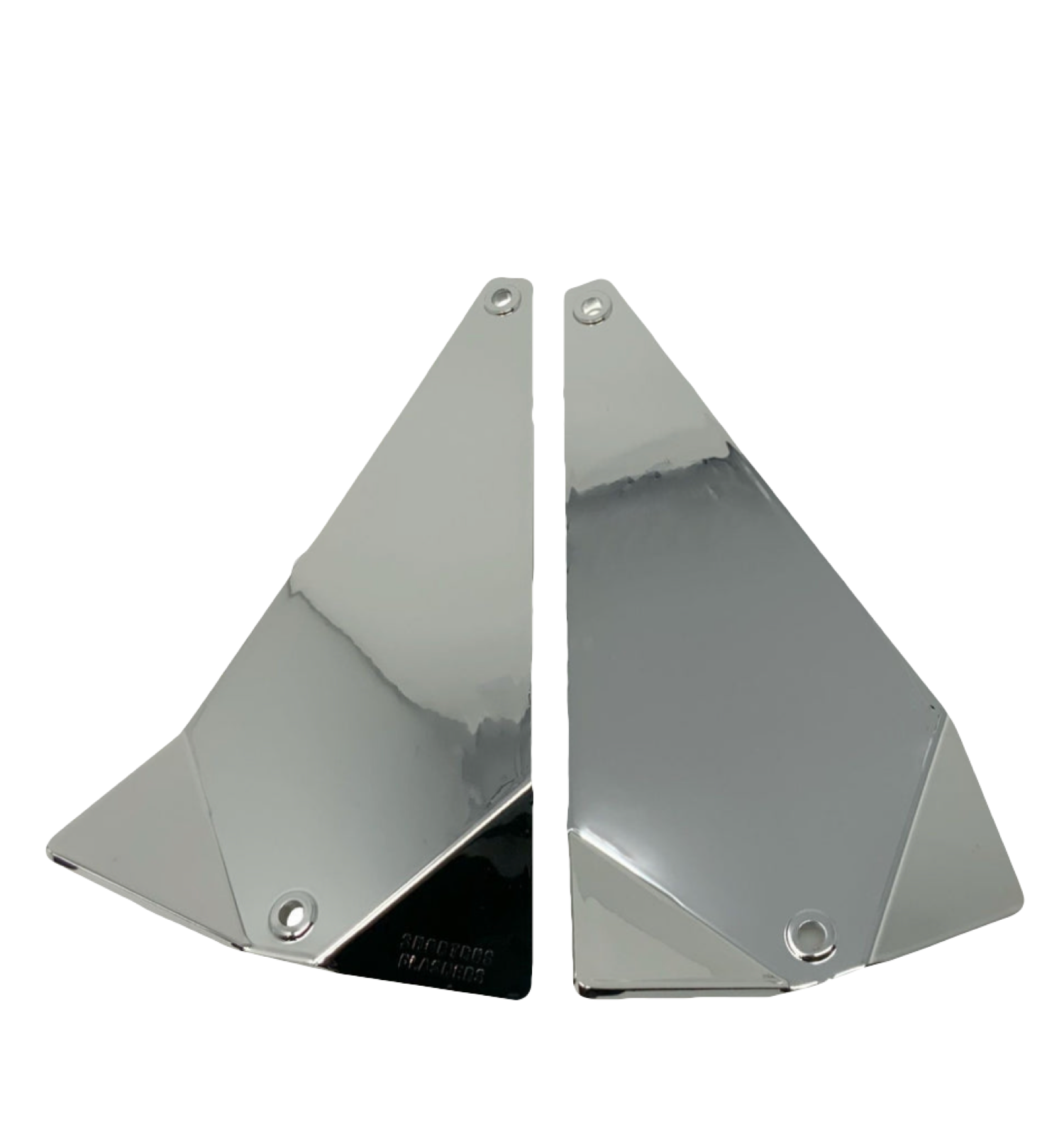 Mirror Chrome Dipped Triangle Flasher – Addicted Fishing