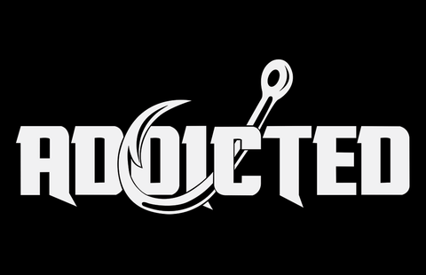LARGE Addicted Decal (White)