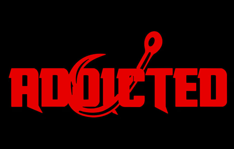 Load image into Gallery viewer, LARGE Addicted Decal (CUSTOM COLOR)