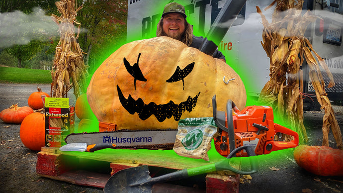DIY 500 Pound PUMPKIN Smoker! (Pumpkin SPICE Smoked SALMON!)