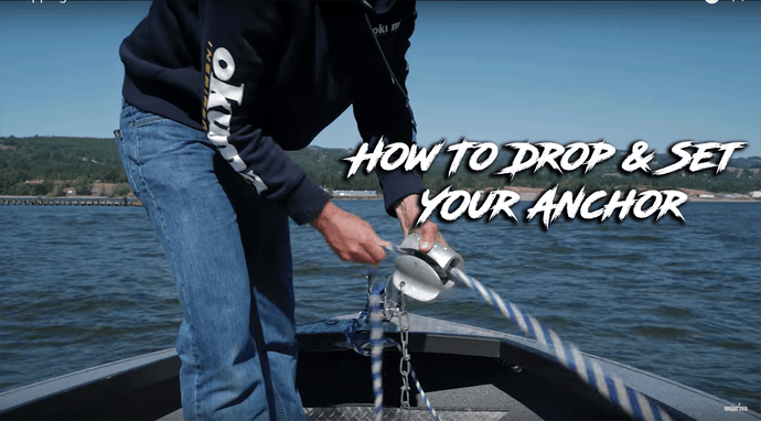 How to properly anchor your boat in the Columbia River.