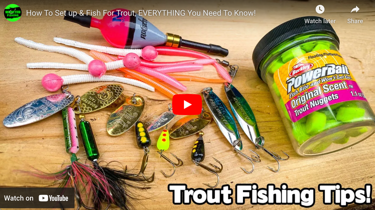 How to Set-Up and Fish For Trout (Video Tutorial) EVERYTHING You Need to Know!