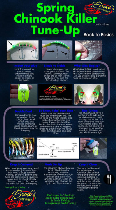 Chinook Fishing | "How To" Properly Tune A Salmon Plug By Brad's Killer Fishing Gear