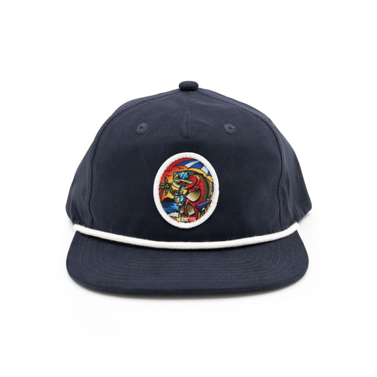 Steelhead Vacation Navy Rope Hat