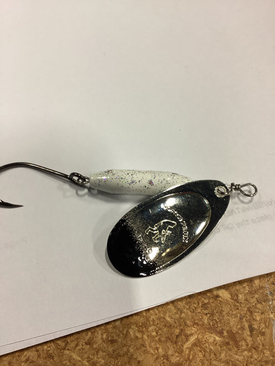 North Fork Lures "White Lightning" Limited Edition Spinner