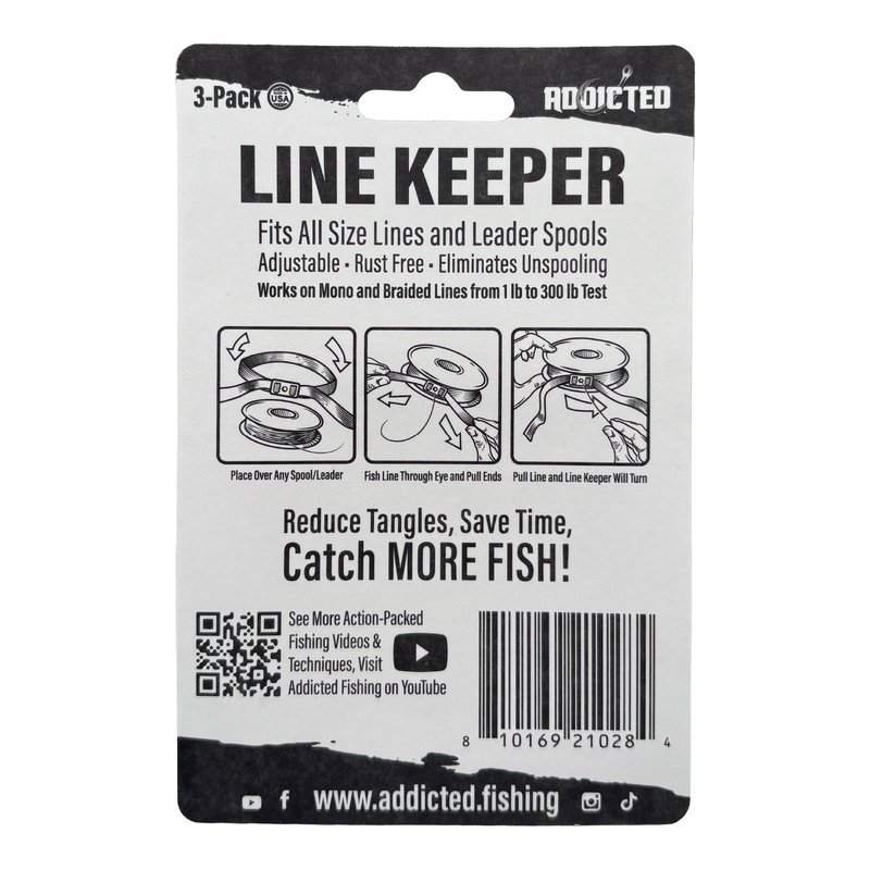 Load image into Gallery viewer, Addicted Fishing Line Keeper (3 Pack)
