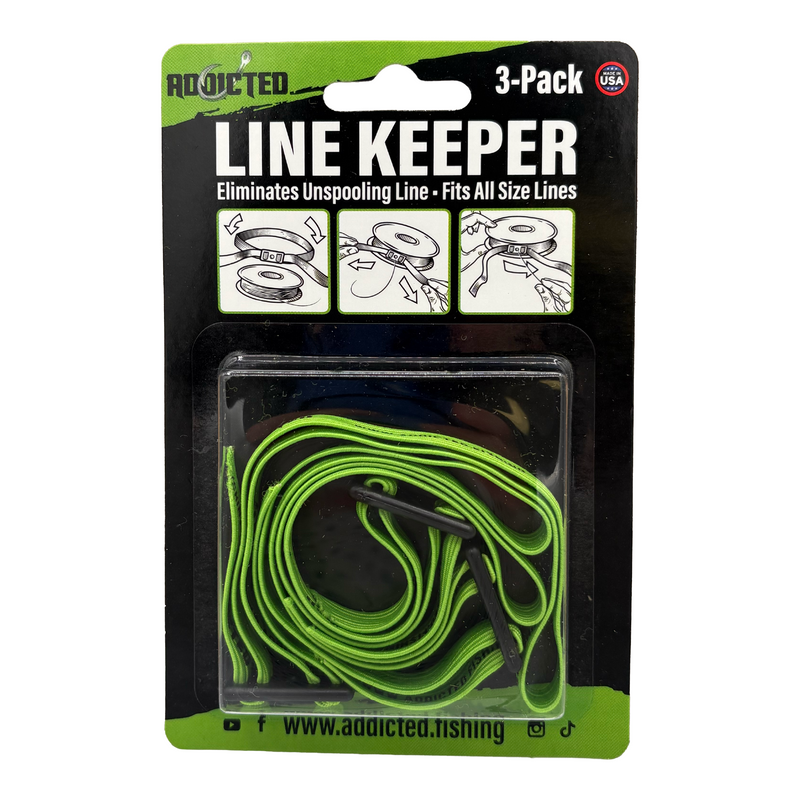 Load image into Gallery viewer, Addicted Fishing Line Keeper (3 Pack)
