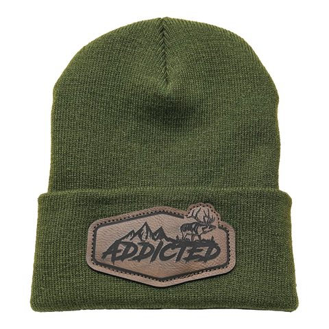 Extra Mile Leather Patch Beanie