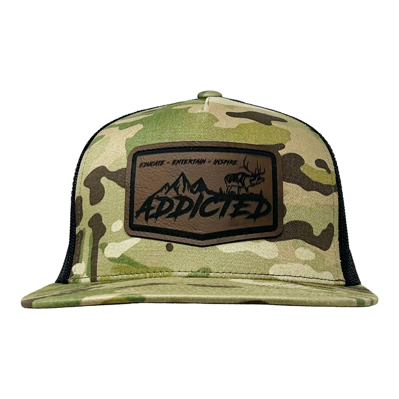 Load image into Gallery viewer, Addicted Hunting Flatbill Trucker
