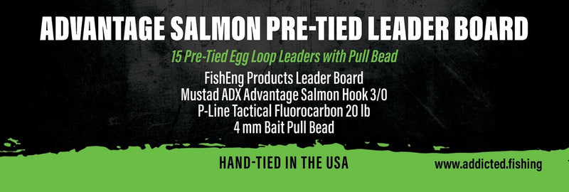 Load image into Gallery viewer, Advantage Salmon Pre-Tied Leader Board
