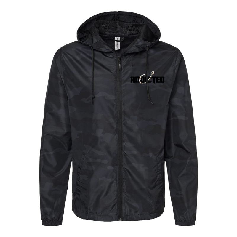 Load image into Gallery viewer, Black Camo Stealth Windbreaker
