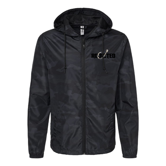 Black Camo Stealth Windbreaker