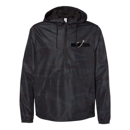Black Camo Stealth Windbreaker