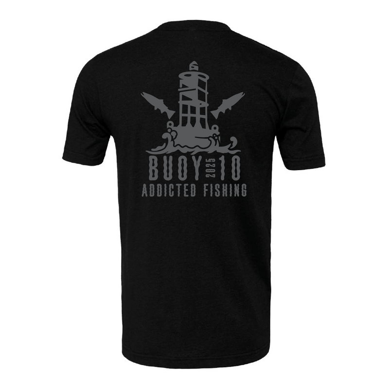 Load image into Gallery viewer, Buoy 10 2025 Black Heather T-Shirt
