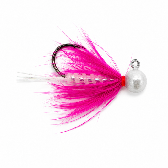 King Jigs "Pretty in Pink" Lockjaw Series Steelhead Jig