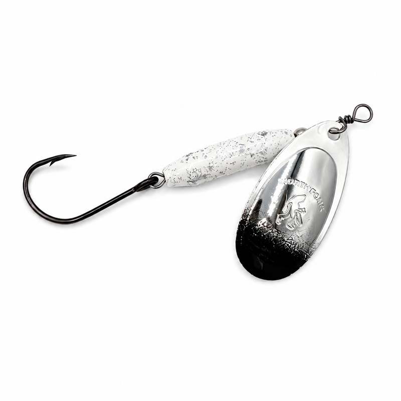 Load image into Gallery viewer, North Fork Lures "White Lightning" Limited Edition Spinner
