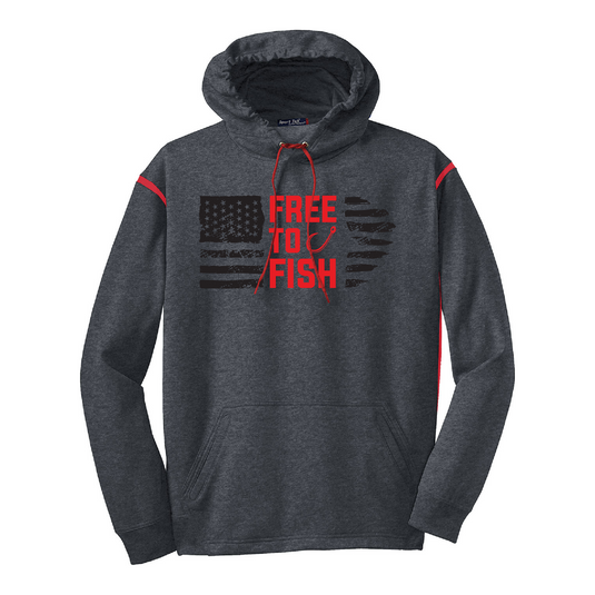 Free to Fish Performance Hoodie
