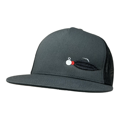 Sink-It Series Charcoal/Black Flatbill Trucker