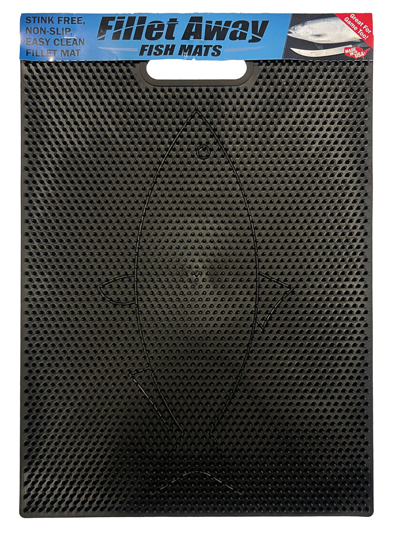Load image into Gallery viewer, Black Fillet Away Fish Fillet Mat | Non Slip Fish Cleaning Mat
