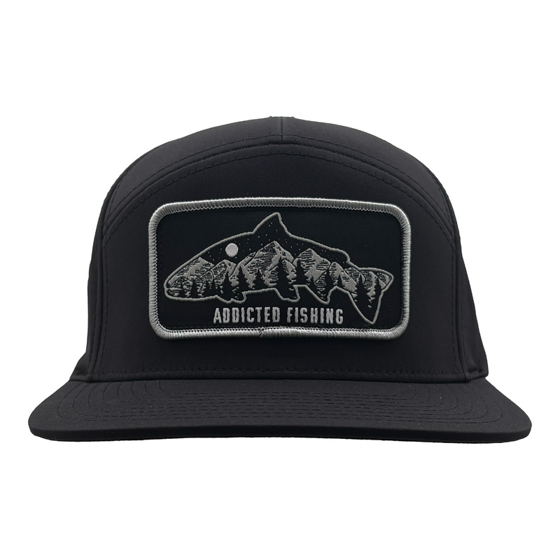 Load image into Gallery viewer, Moonlit Mountain 7 Panel Hat
