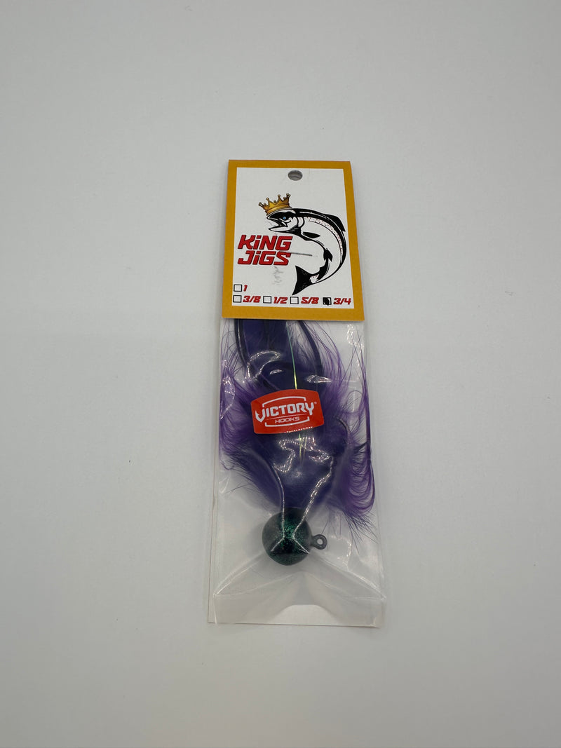 Load image into Gallery viewer, Purple Rain Twitching Jig by King Jigs

