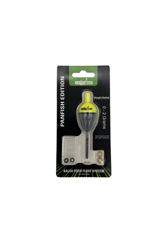Addicted Panfish Float Chartreuse