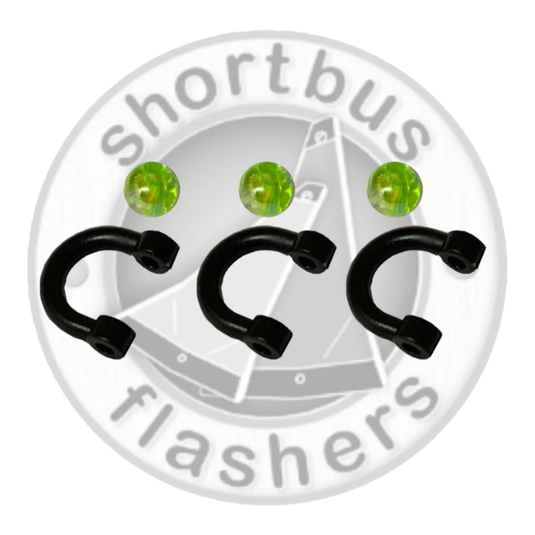 ShortBus Plastic Clevis Green Bead