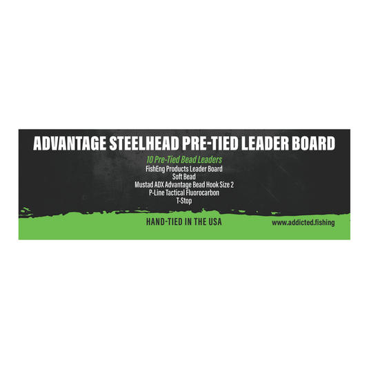Advantage Steelhead Pre-Tied Bead Leaders Variety Board