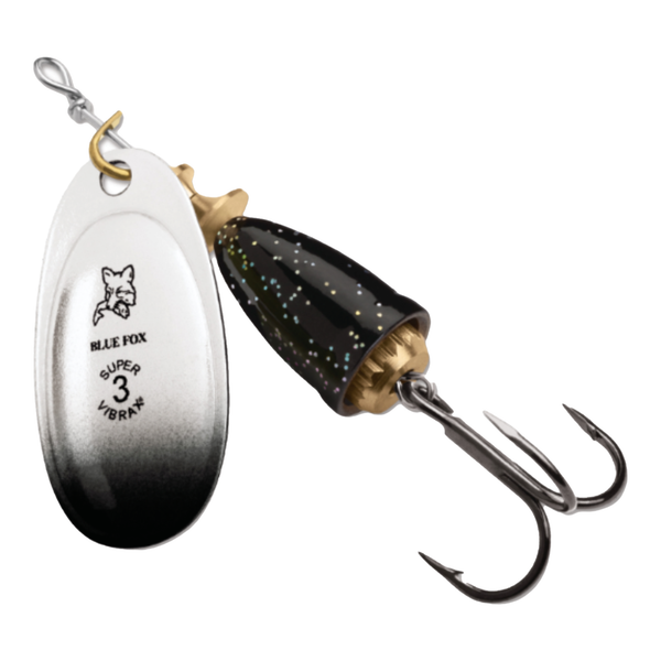 Blue Fox Classic Vibrax-Black Chartreuse Candyback