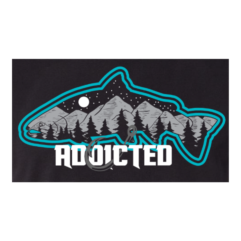 Load image into Gallery viewer, Aquamarine Fish Mountain T-Shirt
