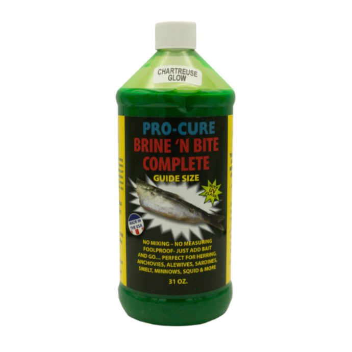 Pro-Cure Brine N Bite Chartreuse Glow