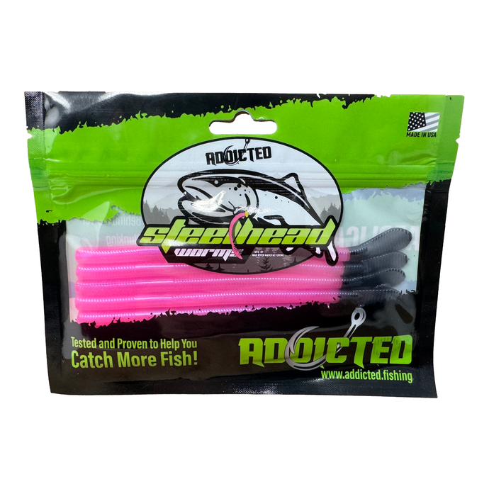 Dark Polish Steelhead Worms (Limited Edition)