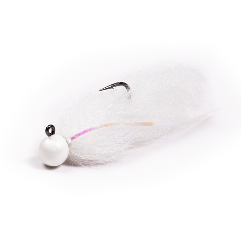 Pearl/White/White Twitcher Jig