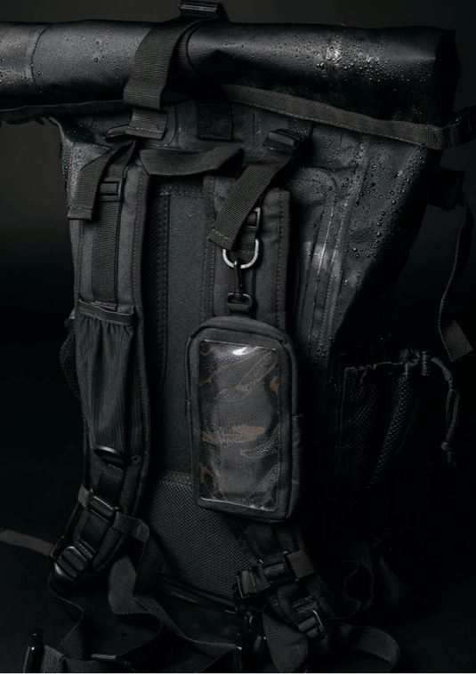 Black 40L Chrome Hunter Waterproof Backpack