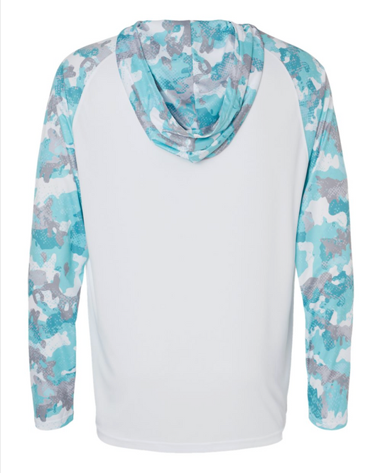 Ocean Blue Hooded Performance UPF