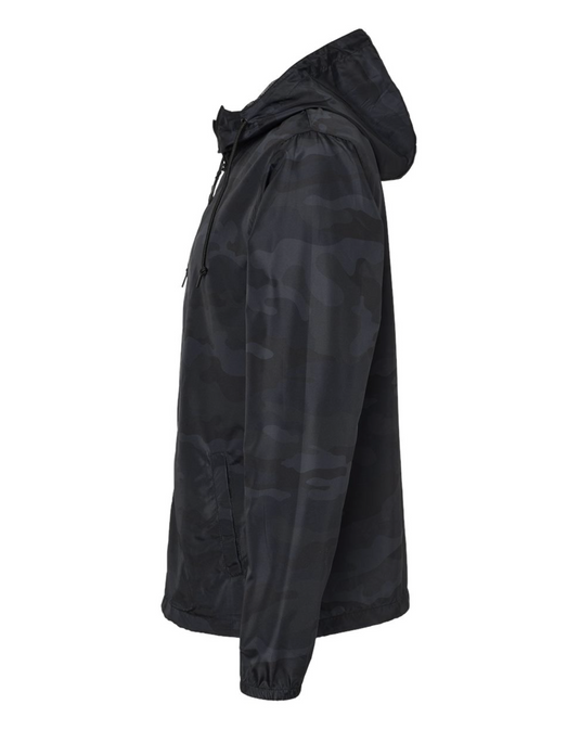 Black Camo Stealth Windbreaker