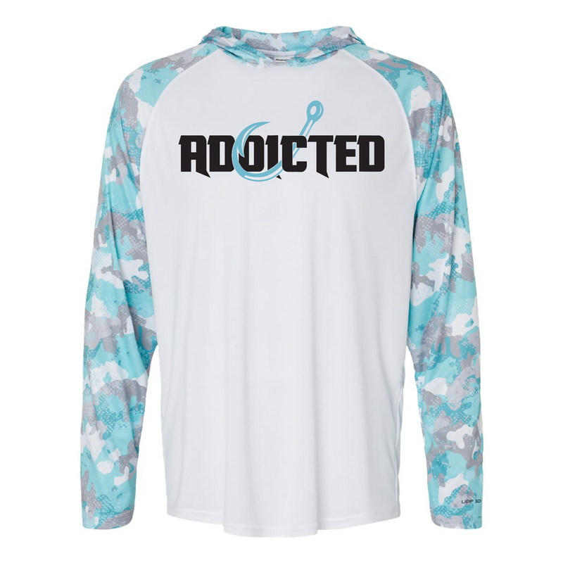 Load image into Gallery viewer, Ocean Blue Hooded Performance UPF

