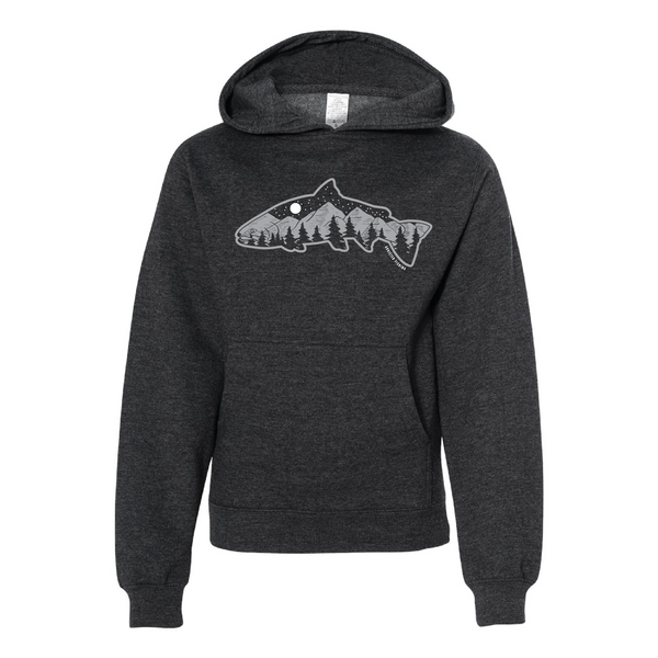 Fish Mountain Youth Hoodie – Addicted Fishing Fish Mountain Youth Hoodie – Addicted Fishing