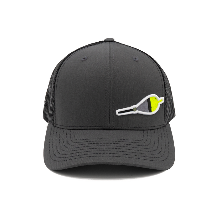 Addicted Float Trucker Hat (Chartreuse)