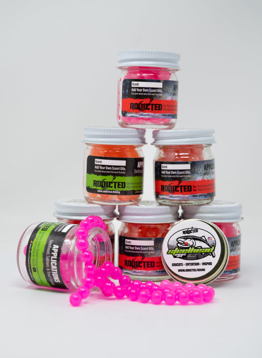 Clearwater Peach Trout & Steelhead Rubber Eggs