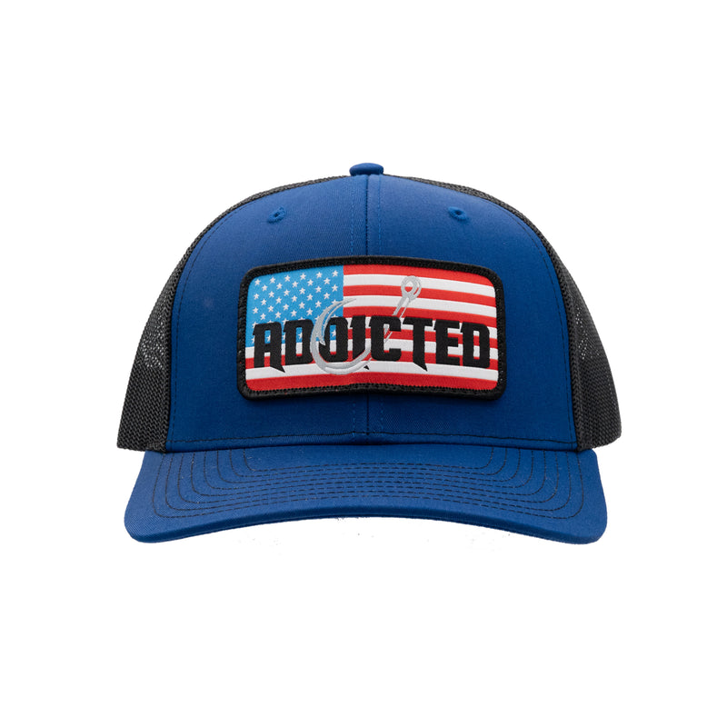 Load image into Gallery viewer, All American Royal Trucker Hat

