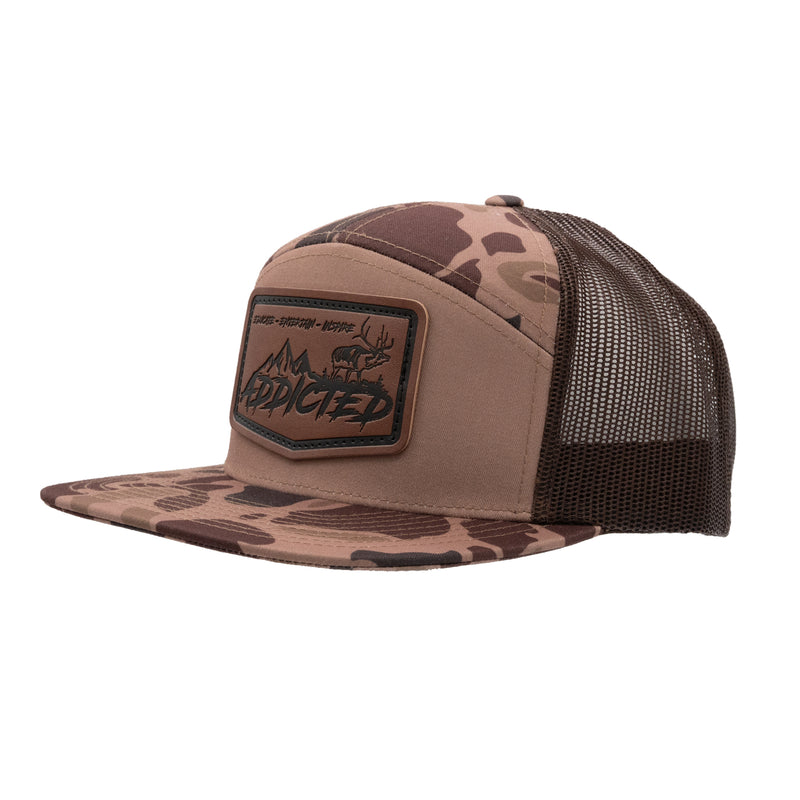 Load image into Gallery viewer, High Country 7 Panel Flatbill Hat
