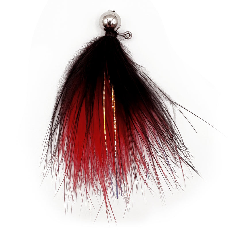 Load image into Gallery viewer, Chrome Crasher Salmon Jig - Nightmare - Nickel Head
